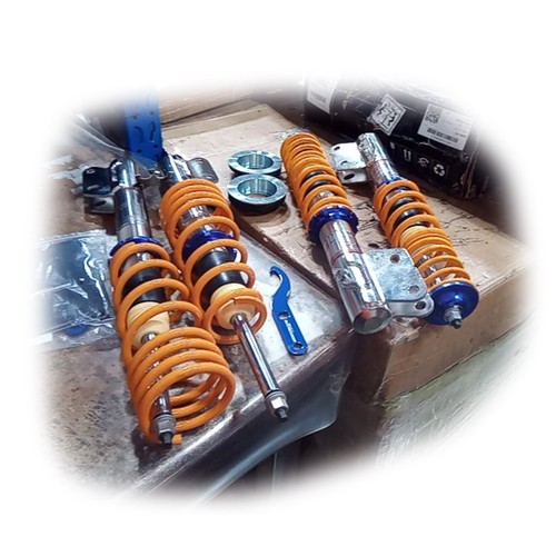 Front rear coilover lowering - coilover,